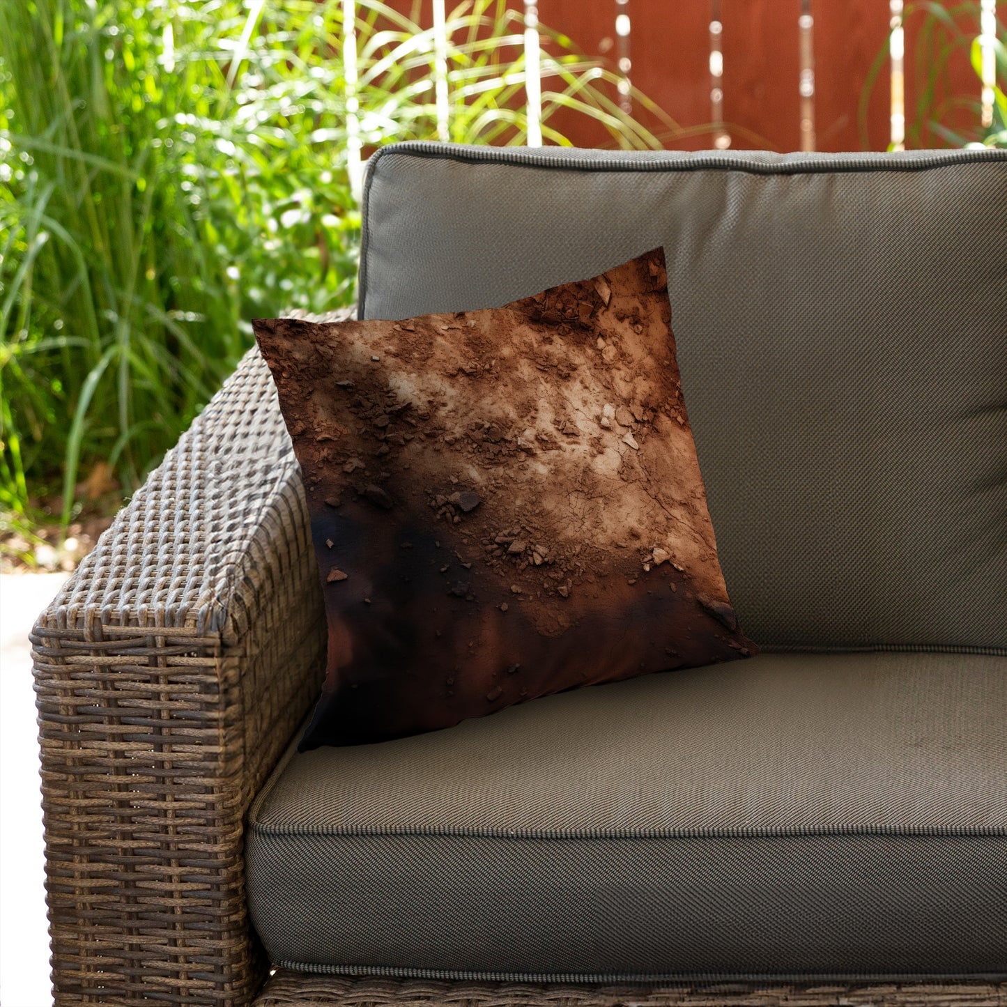 The dark patch - Throw Pillow