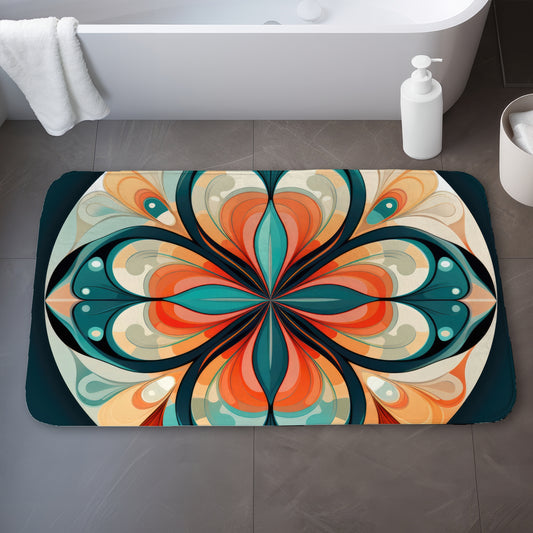 Peaceful mandala - 21"x34" Bath mat