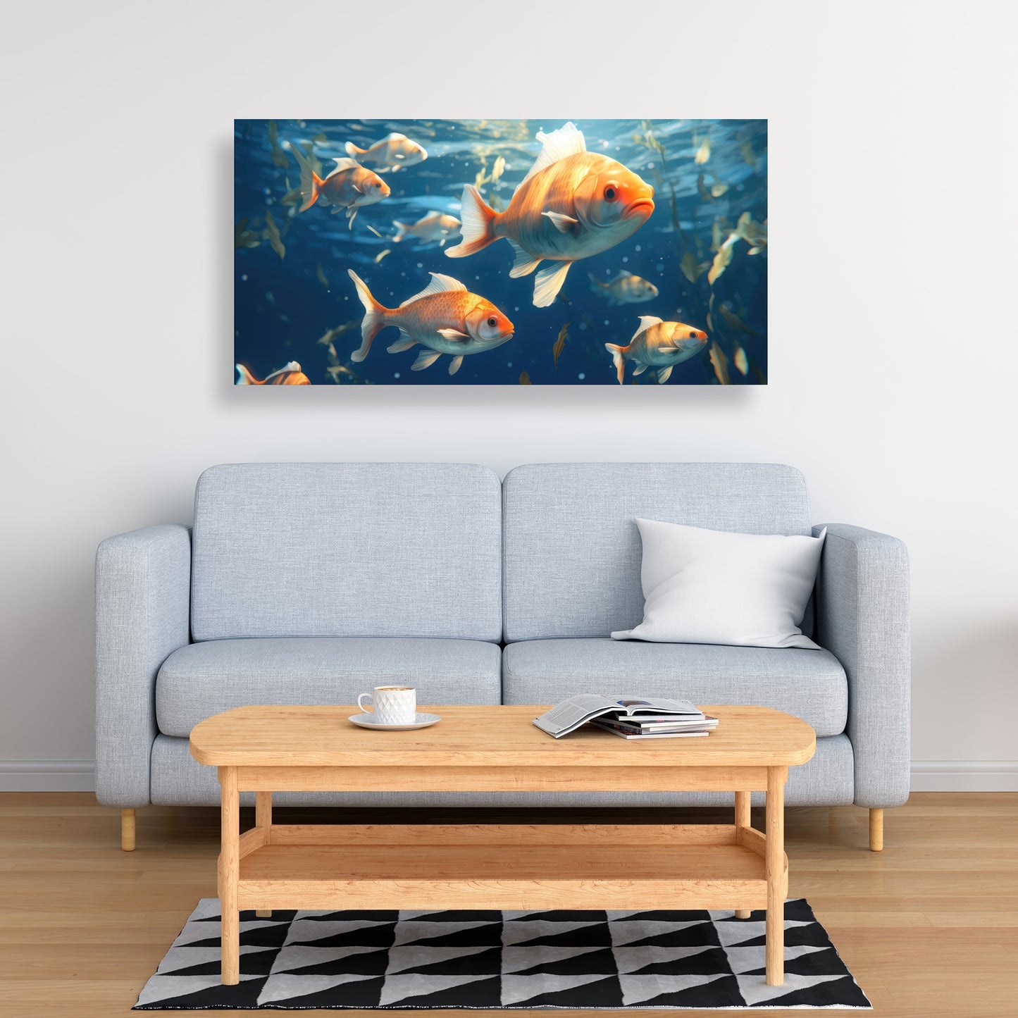 Free flow - 32"x32" Canvas