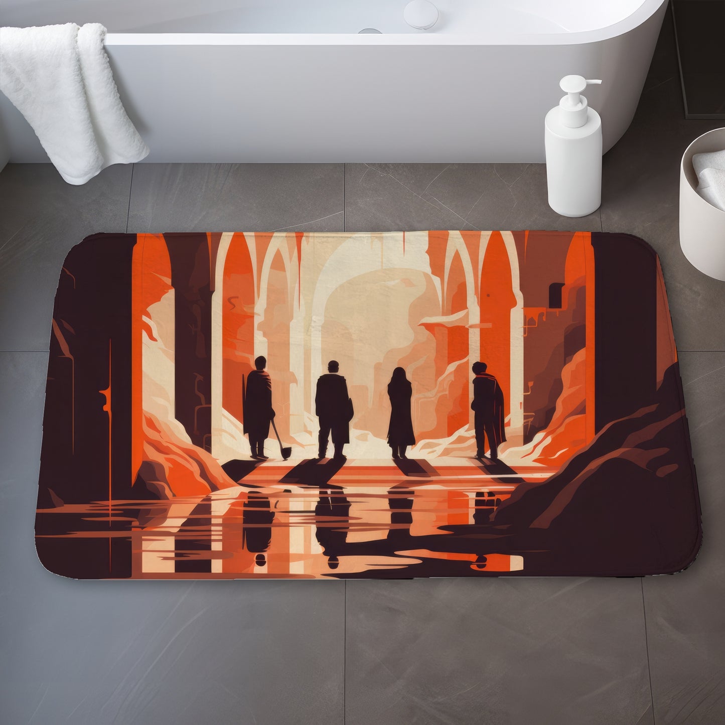 Faith restored - 17"x24" Bath mat