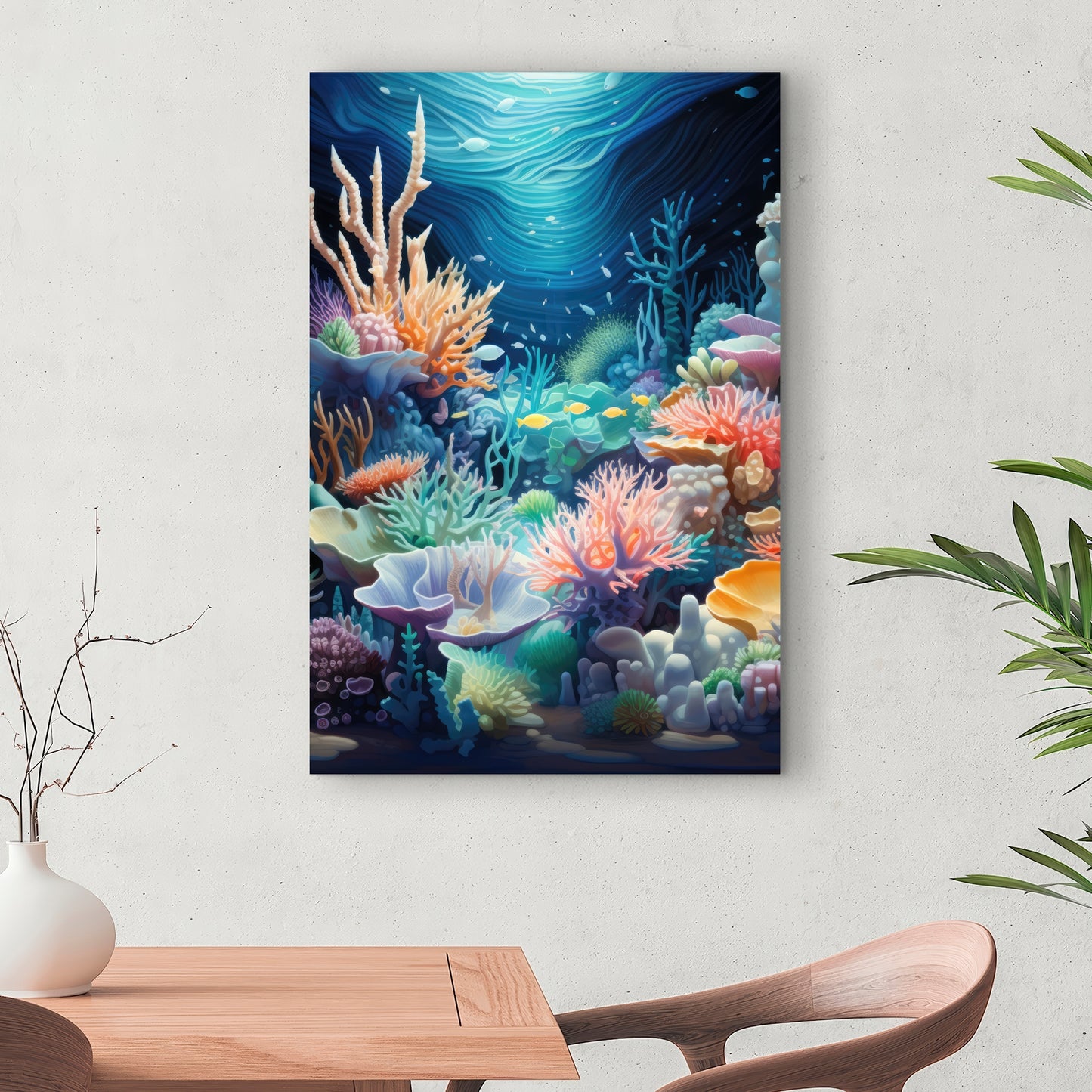 The reef - 32"x32" Canvas
