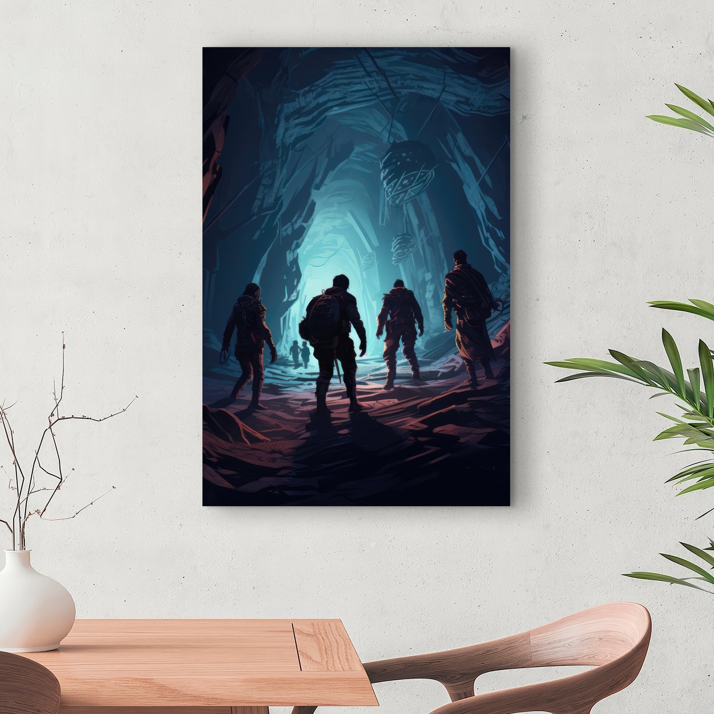 Secret Society - White Canvas for Elegant Home Decor
