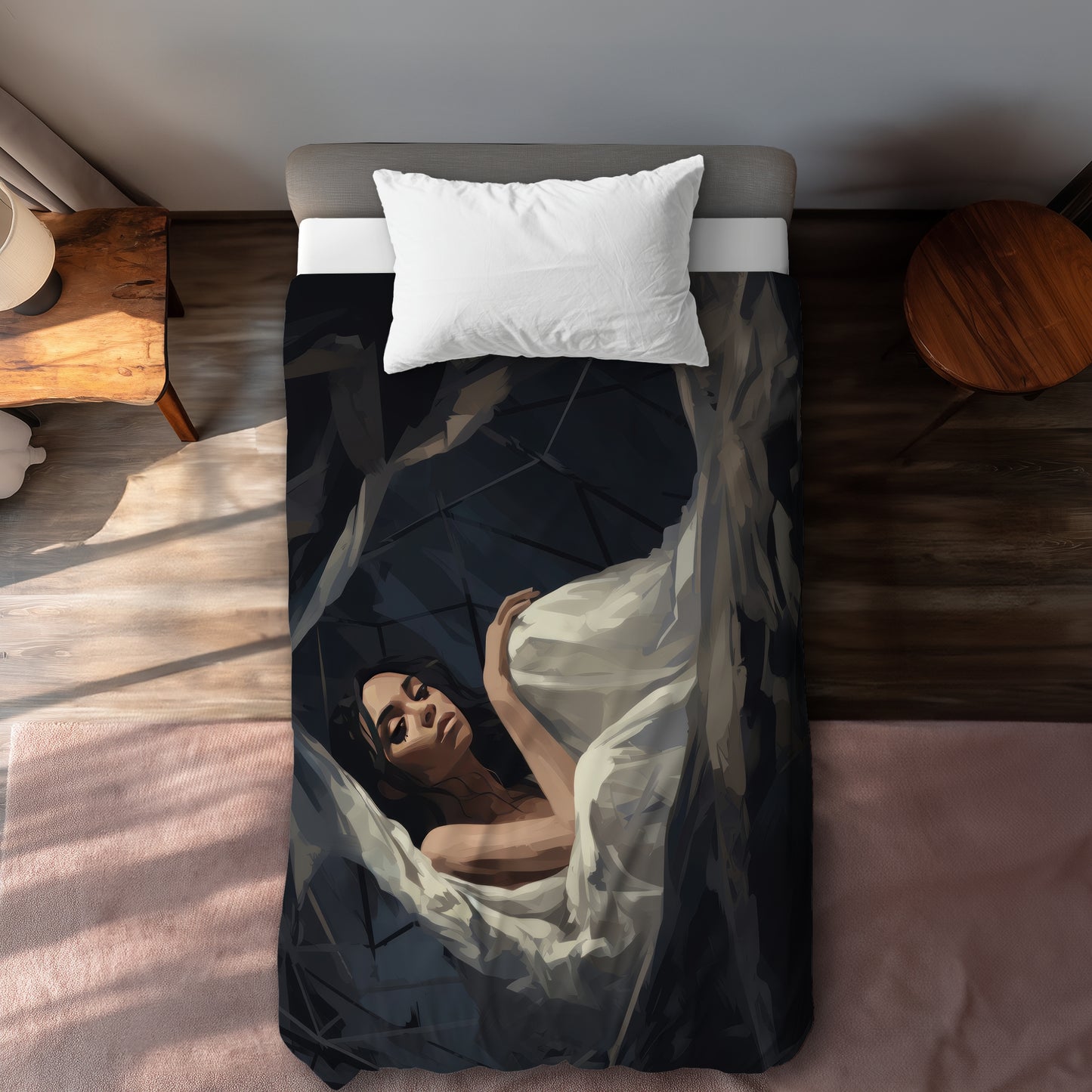 Cocooned Beige Duvet Cover - Stylish Home Decor Essentials