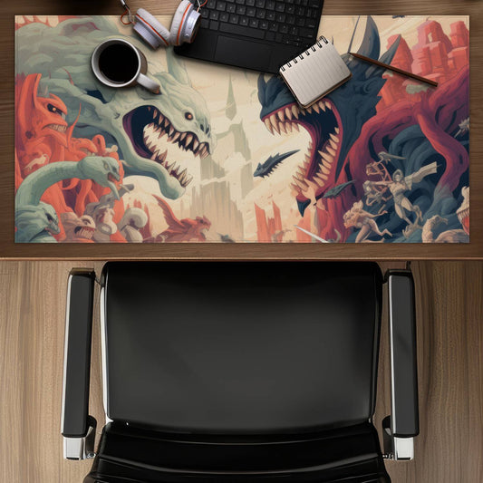 Ultimate Fight Gray Desk Mat | Stylish Home Decor Accessory