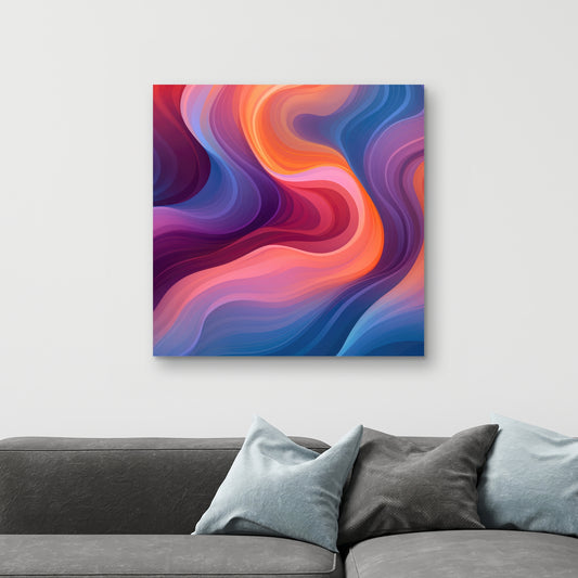 Purple Haze - Blue Canvas Art for Stunning Home Decor