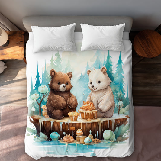 The dessert White Duvet Cover - Elegant Home Decor Essentials