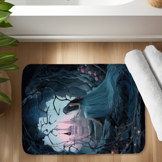 Morose cave - 17"x24" Bath mat