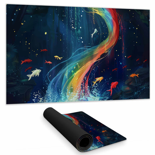 Swirl Gaming Mat - Stylish Home Decor for Gamers