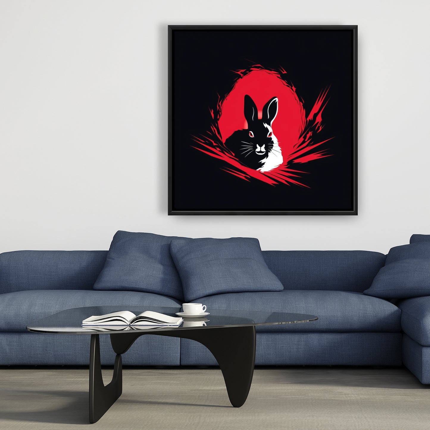 Bad intentions - Framed Canvas - Print on demand