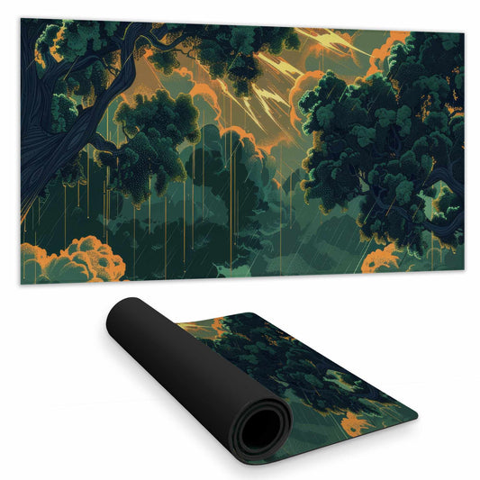 Drops Desk Mat - Stylish Home Decor Accessory for Desks