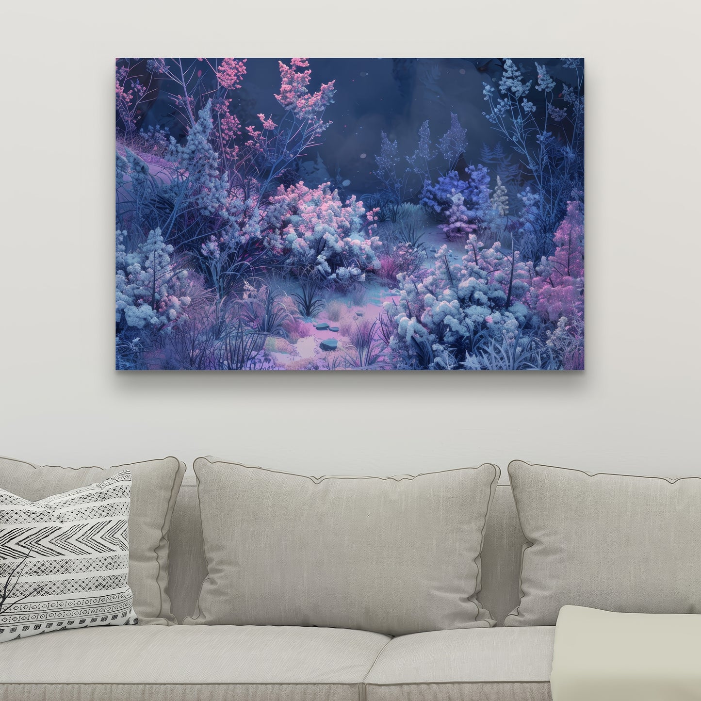 Cold night - 32"x32" Canvas