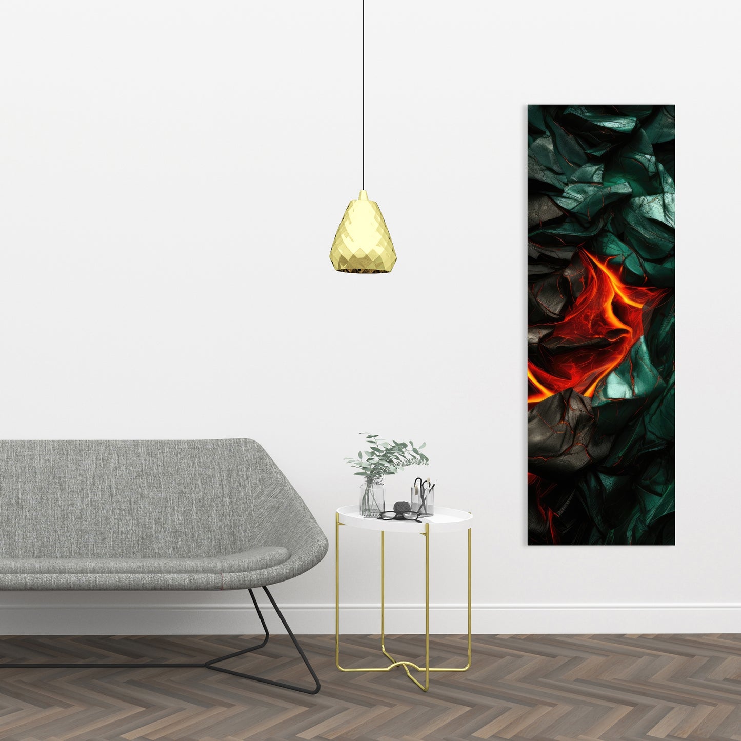 Imminent rupture - 32"x32" Canvas