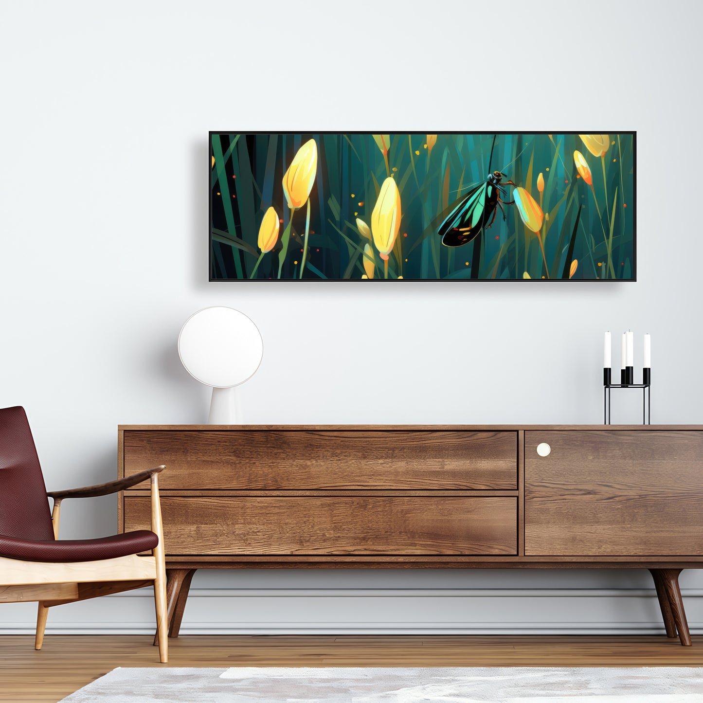 Appealing - Framed Canvas - Print on demand
