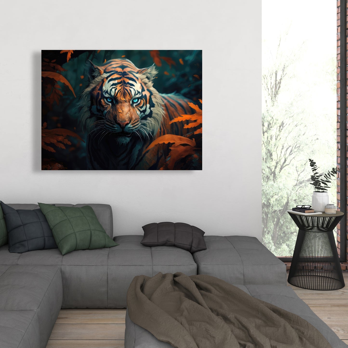 Observed Blue Canvas for Home Decor - Stylish Wall Art