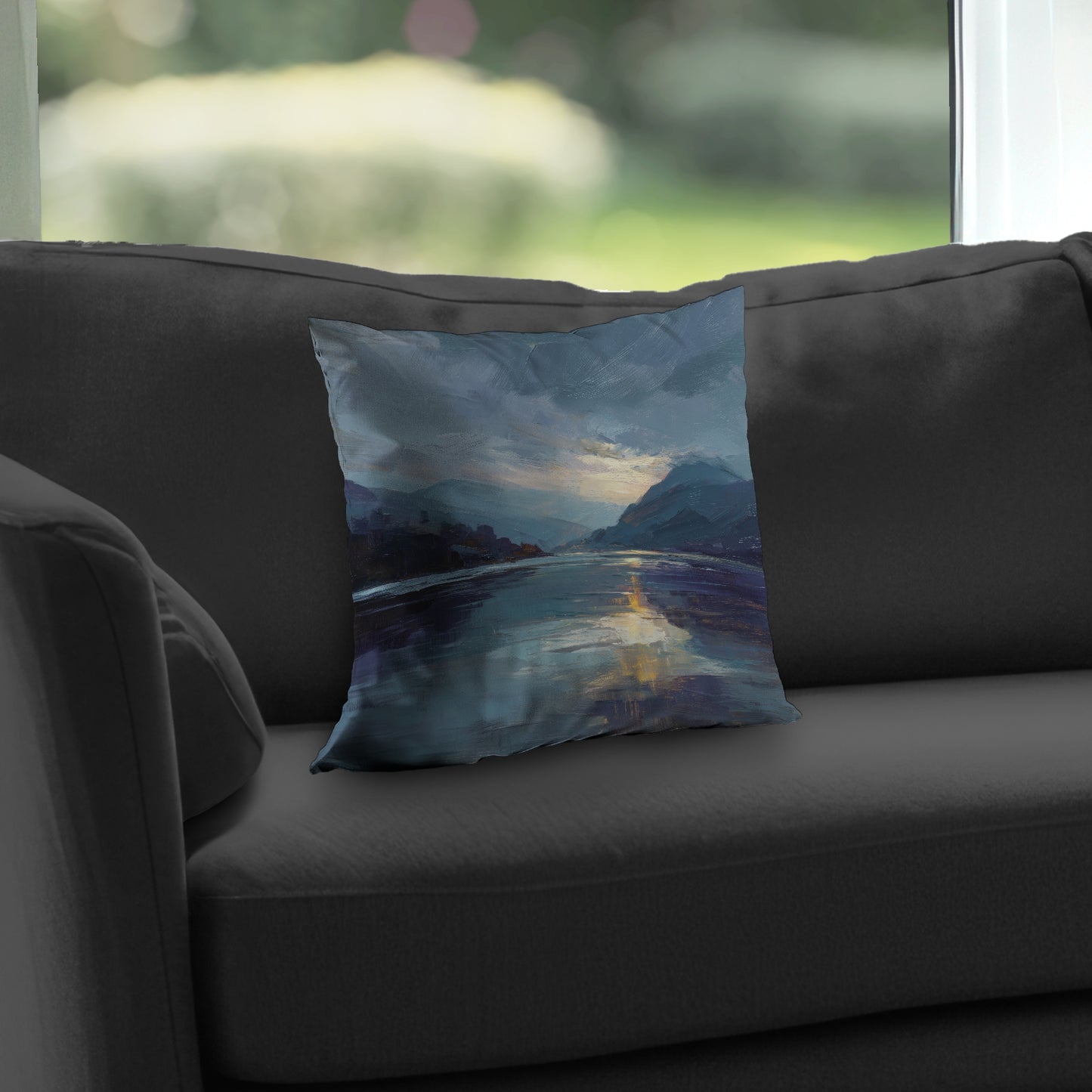 Obscure Yellow Poly Twill Throw Pillow Insert for Home Decor