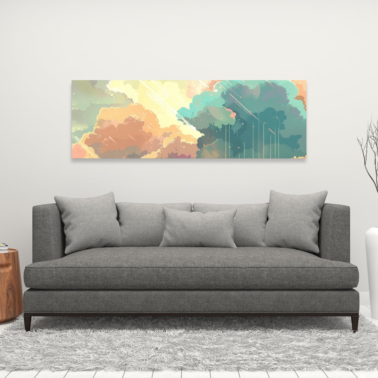 Crystal winds - 32"x32" Canvas