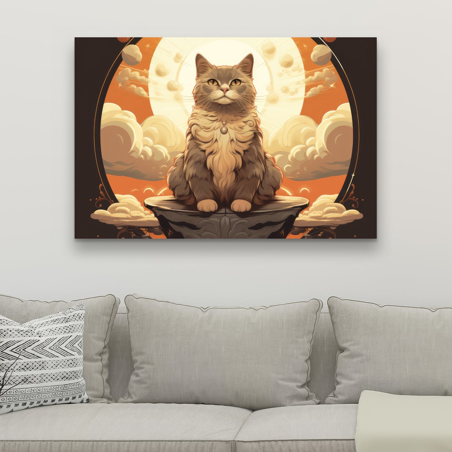 The overlord - 32"x32" Canvas