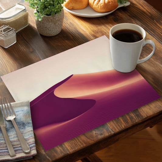 Setting Sands Polyester Placemat | Durable Home Decor Mat