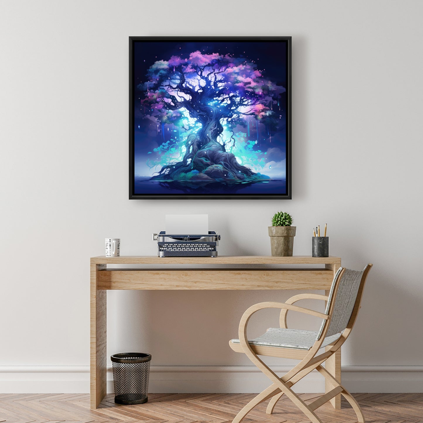 Make a wish - 36"x36" Framed canvas