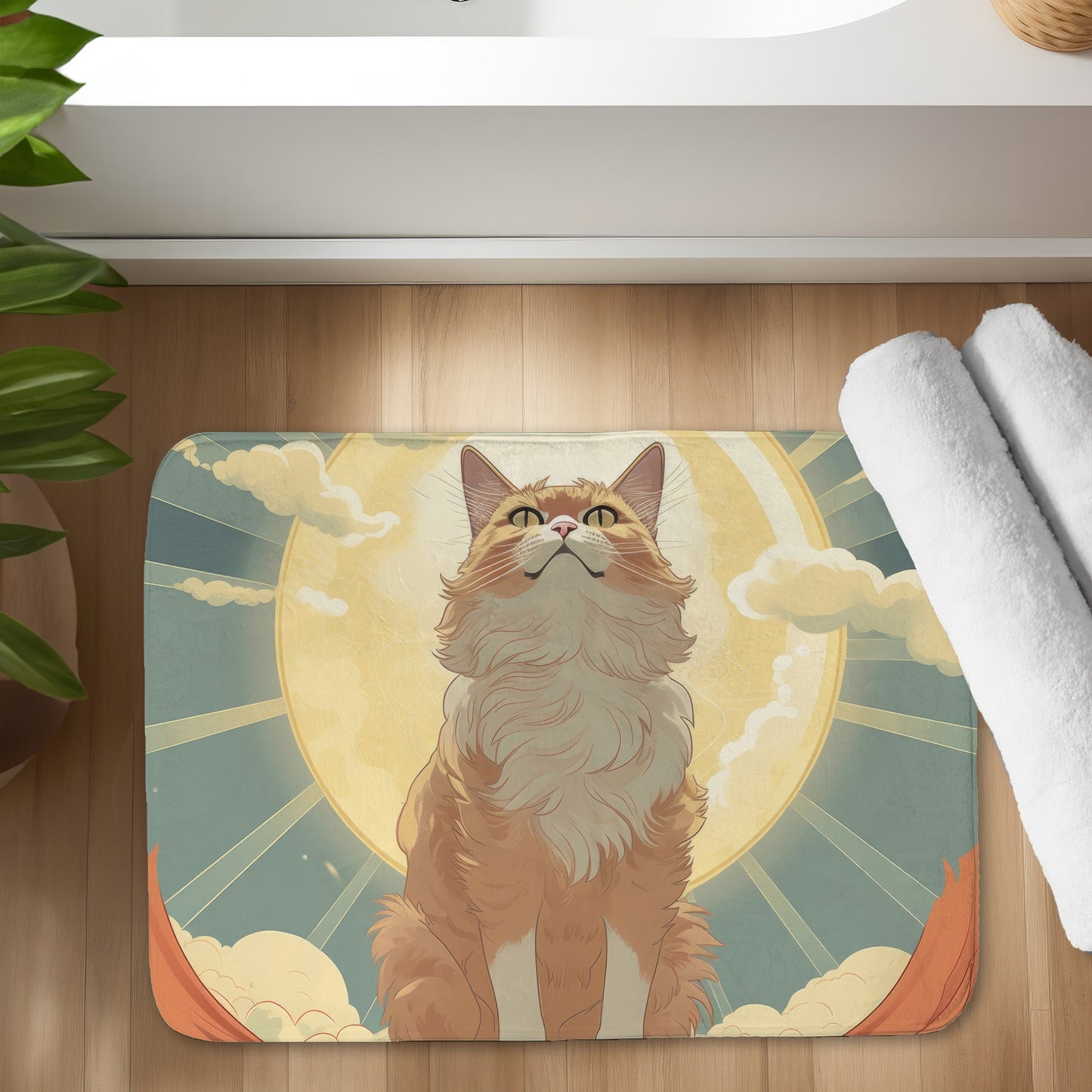 Moewing above - 17"x24" Bath mat