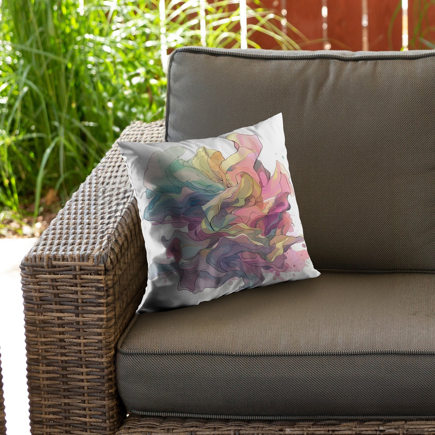 Unfolding - Throw Pillow