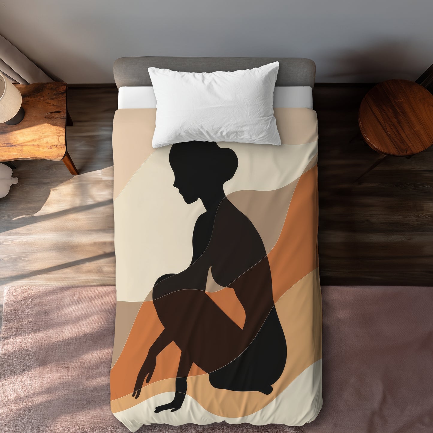 Mindfulness Beige Duvet Cover | Cozy Home Decor Essential
