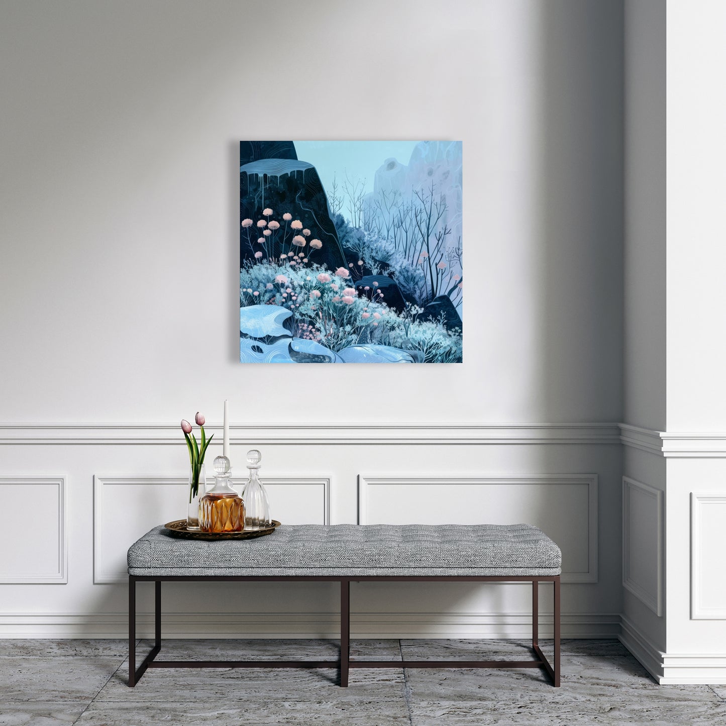 Annual freeze - 32"x32" Canvas