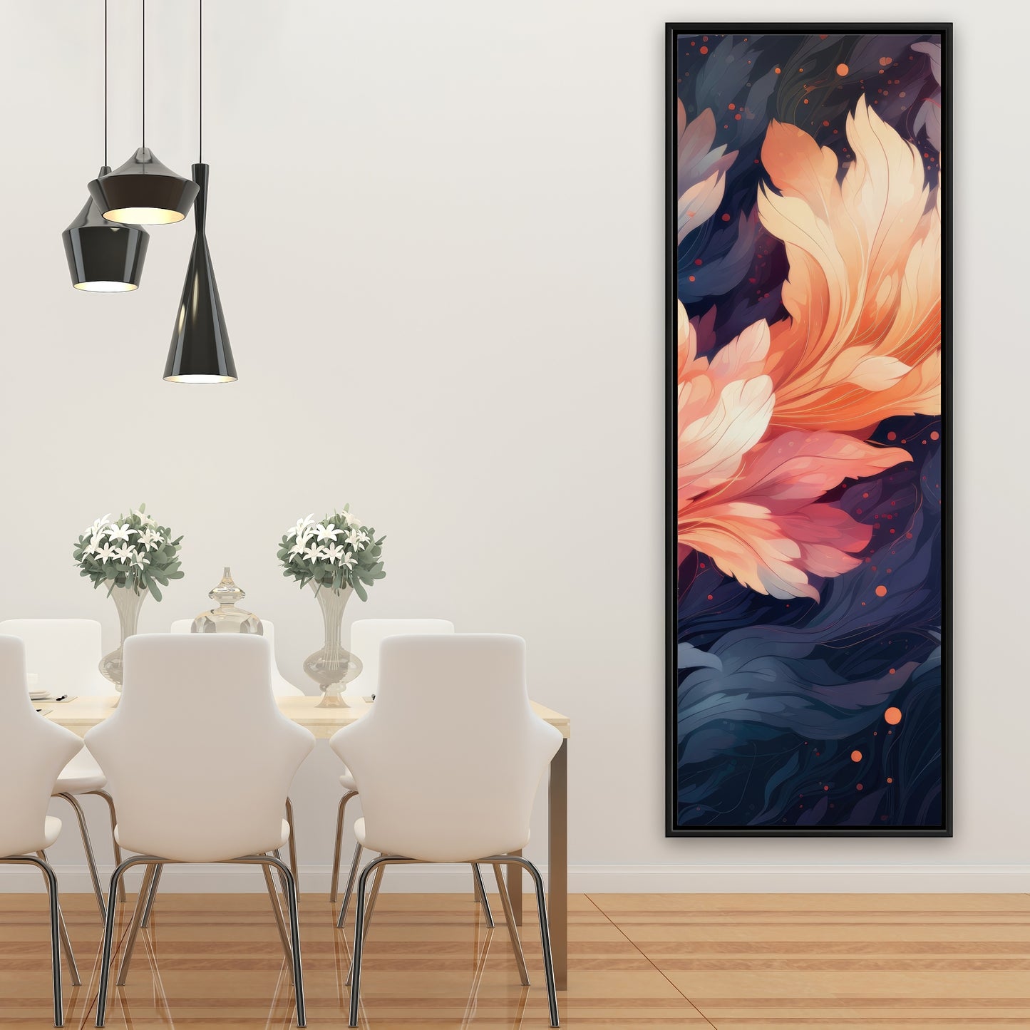 Ethereal - Orange Framed Canvas for Stylish Home Decor
