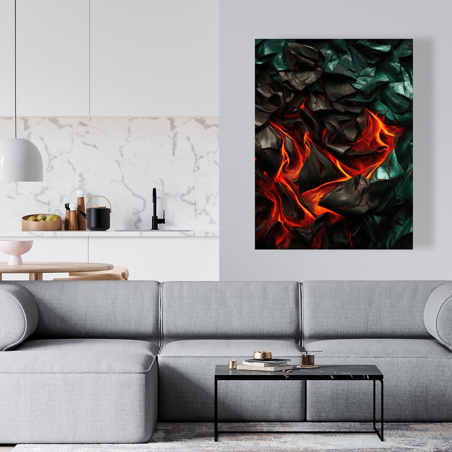 Imminent rupture - 32"x32" Canvas