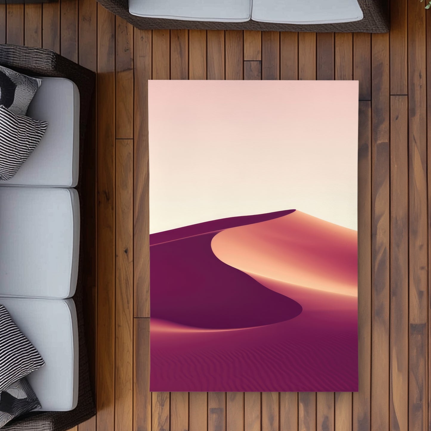Setting Sands - Purple Outdoor Area Rug for Home Decor