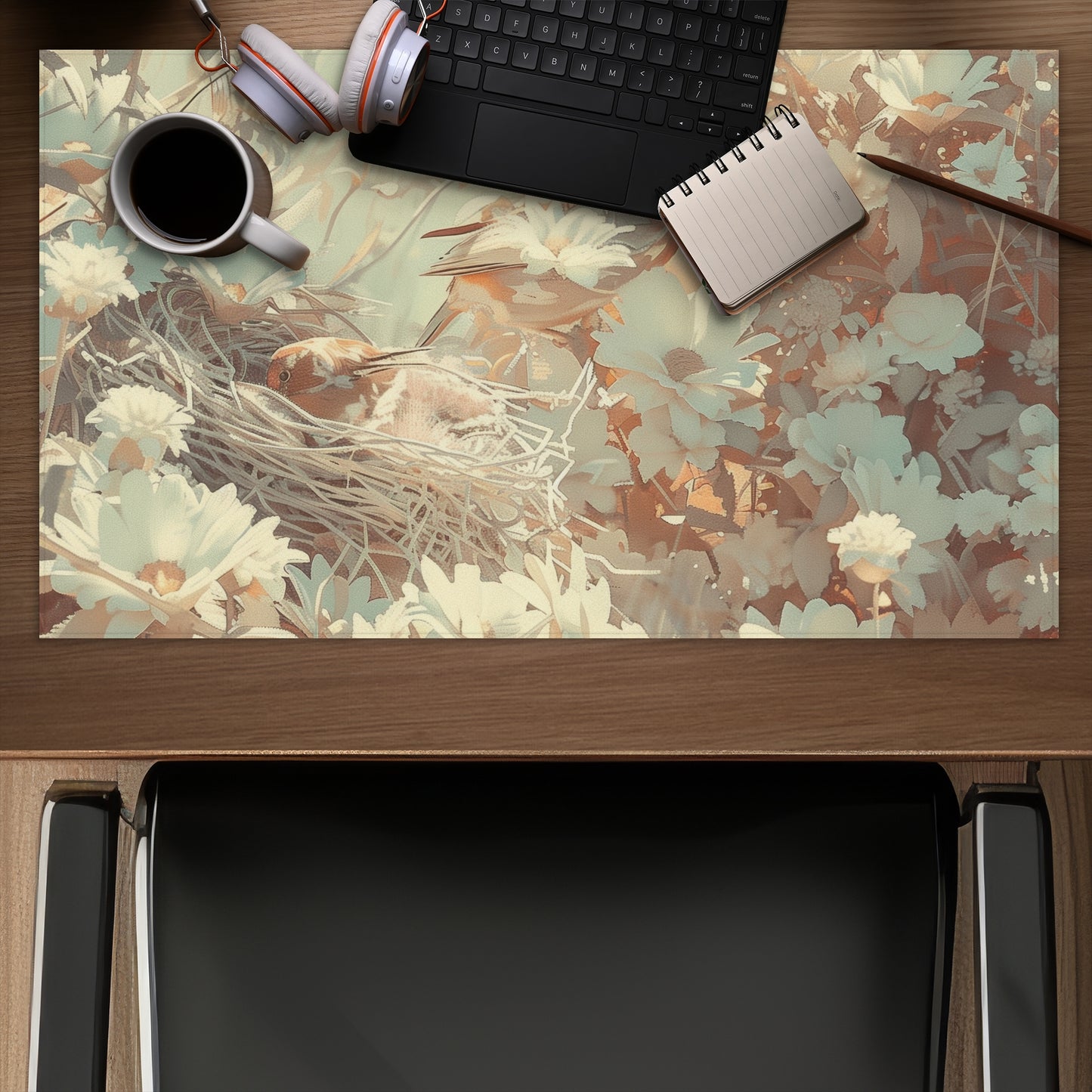 The nest - Desk Mat