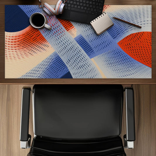Abstract threading - Desk Mat