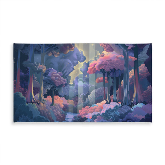 Beams Pink Indoor/Outdoor Tablecloth for Stylish Home Decor