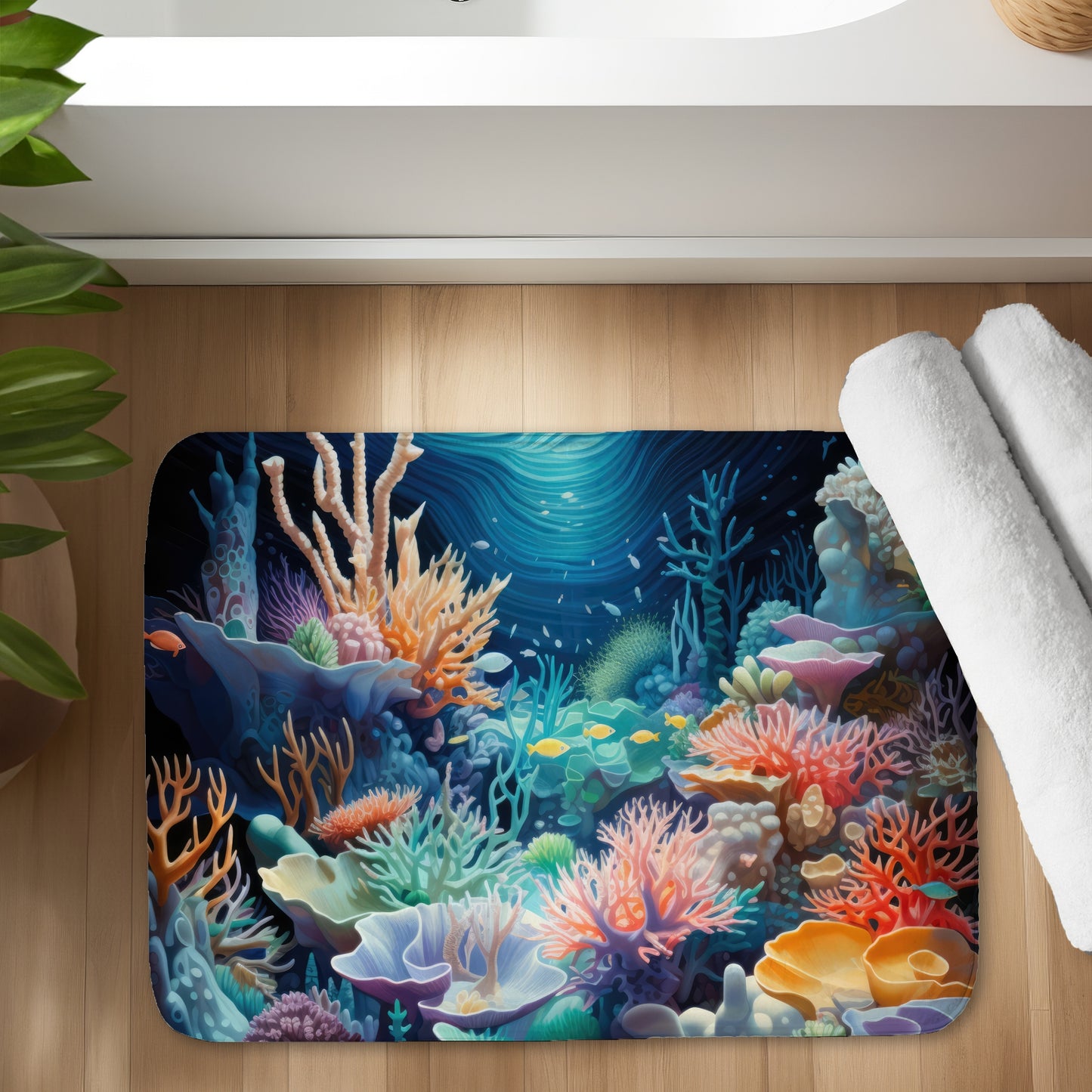The reef - 17"x24" Bath mat