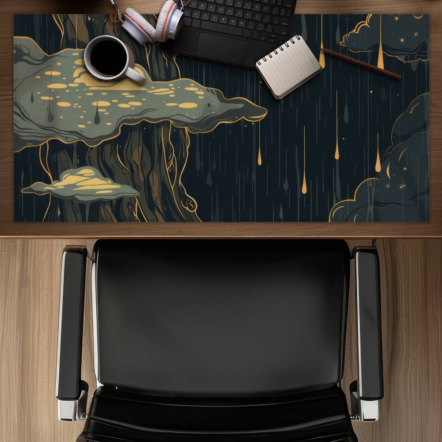 Goopy Gray Desk Mat | Stylish Home Decor for Your Workspace