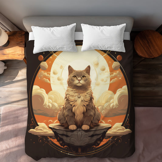 The Overlord - White Duvet Cover for Elegant Home Decor