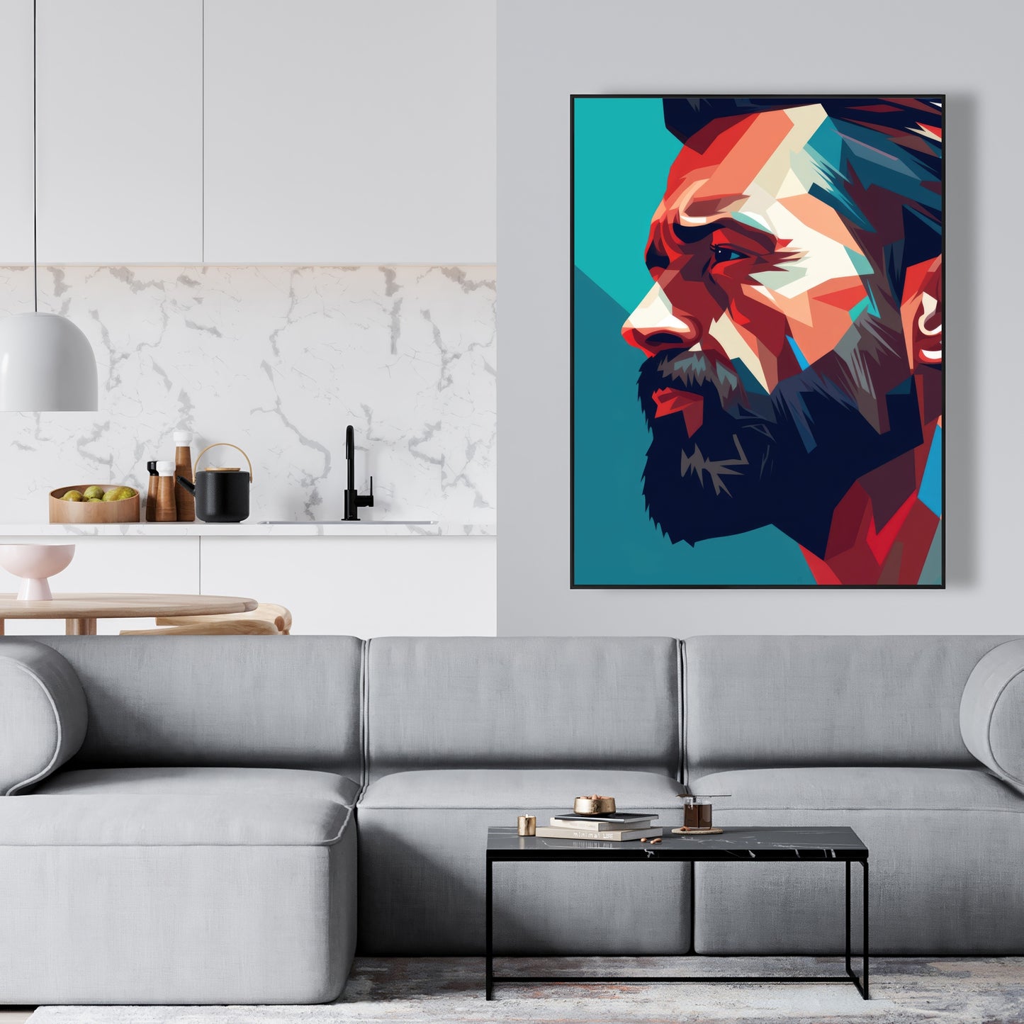 Hopeful - 36"x36" Framed canvas