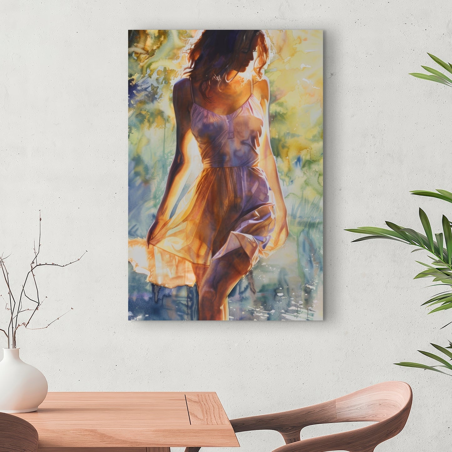 Out of the water - 32"x32" Canvas