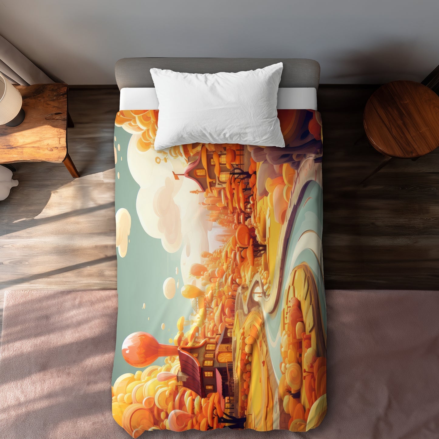 Honey land - 88"x88" Duvet Cover