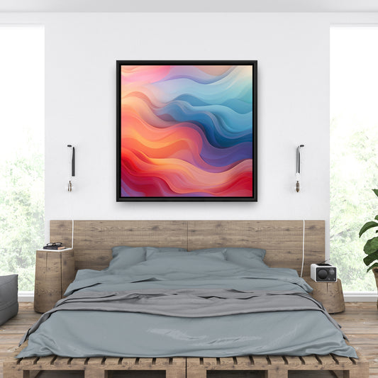 Sweet dreams - Red Framed Canvas for Home Decor | Art Print