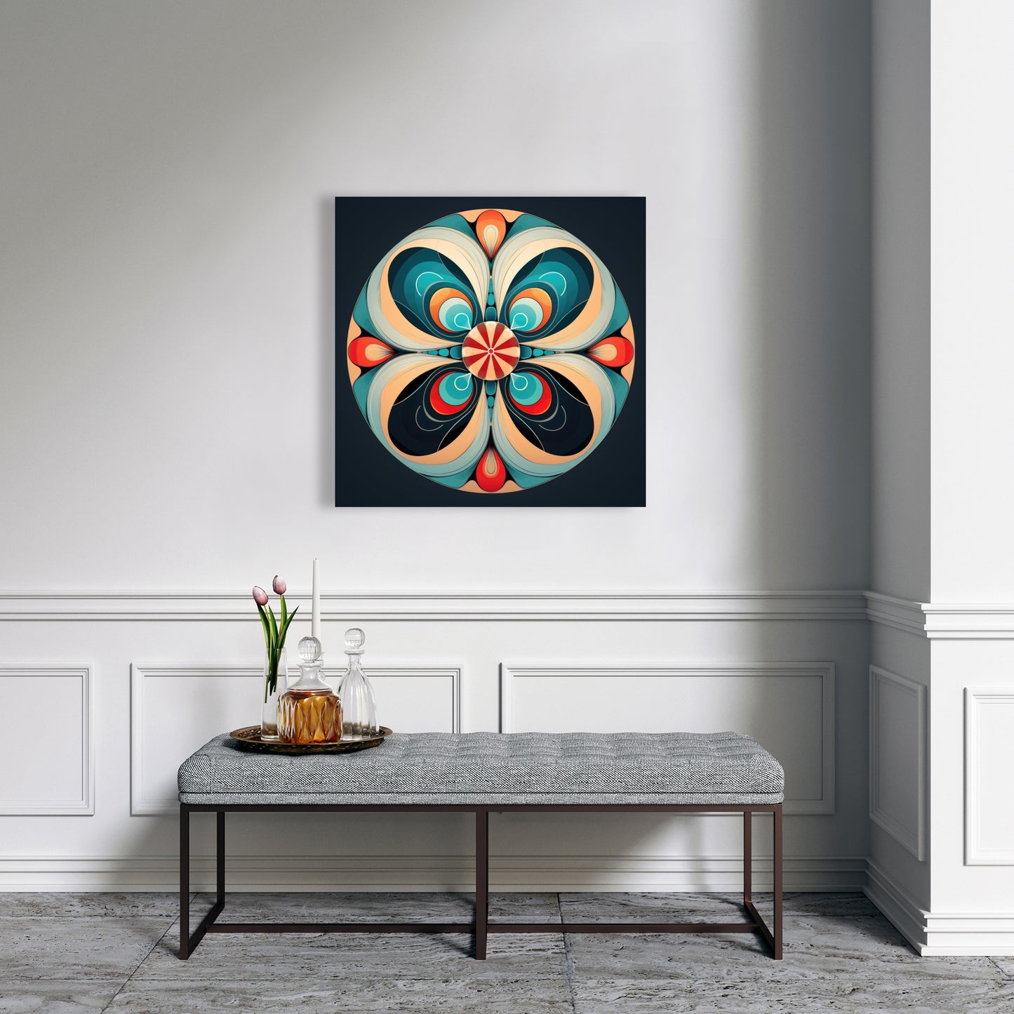 Concentric - 32"x32" Canvas