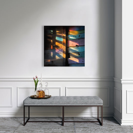 Casting Rainbows - Green Canvas Home Decor for Vibrant Spaces