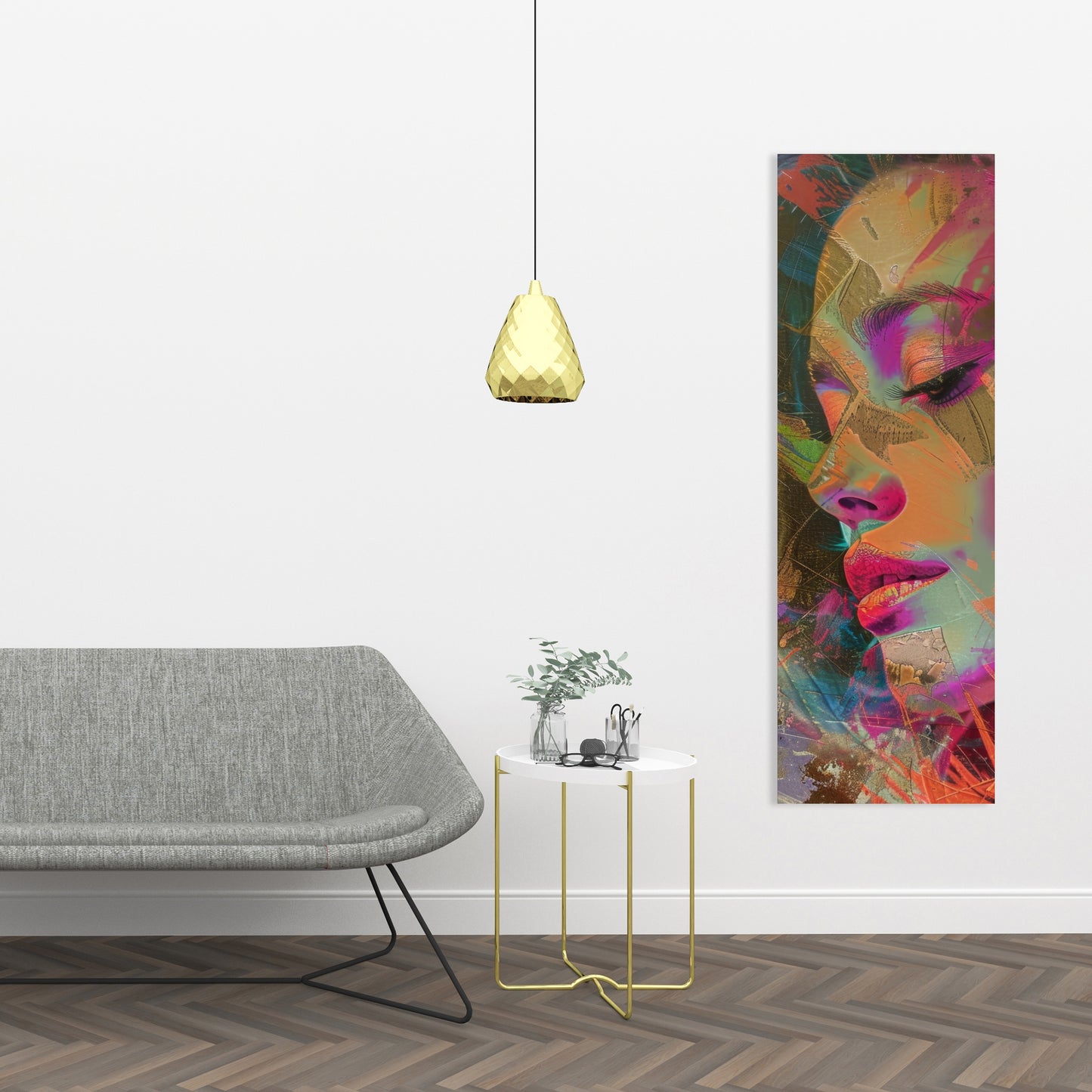 Grunge look - 32"x32" Canvas