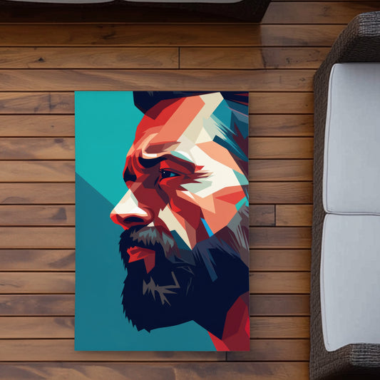 Hopeful Blue Outdoor Area Rug | Stylish Home Decor Accessory