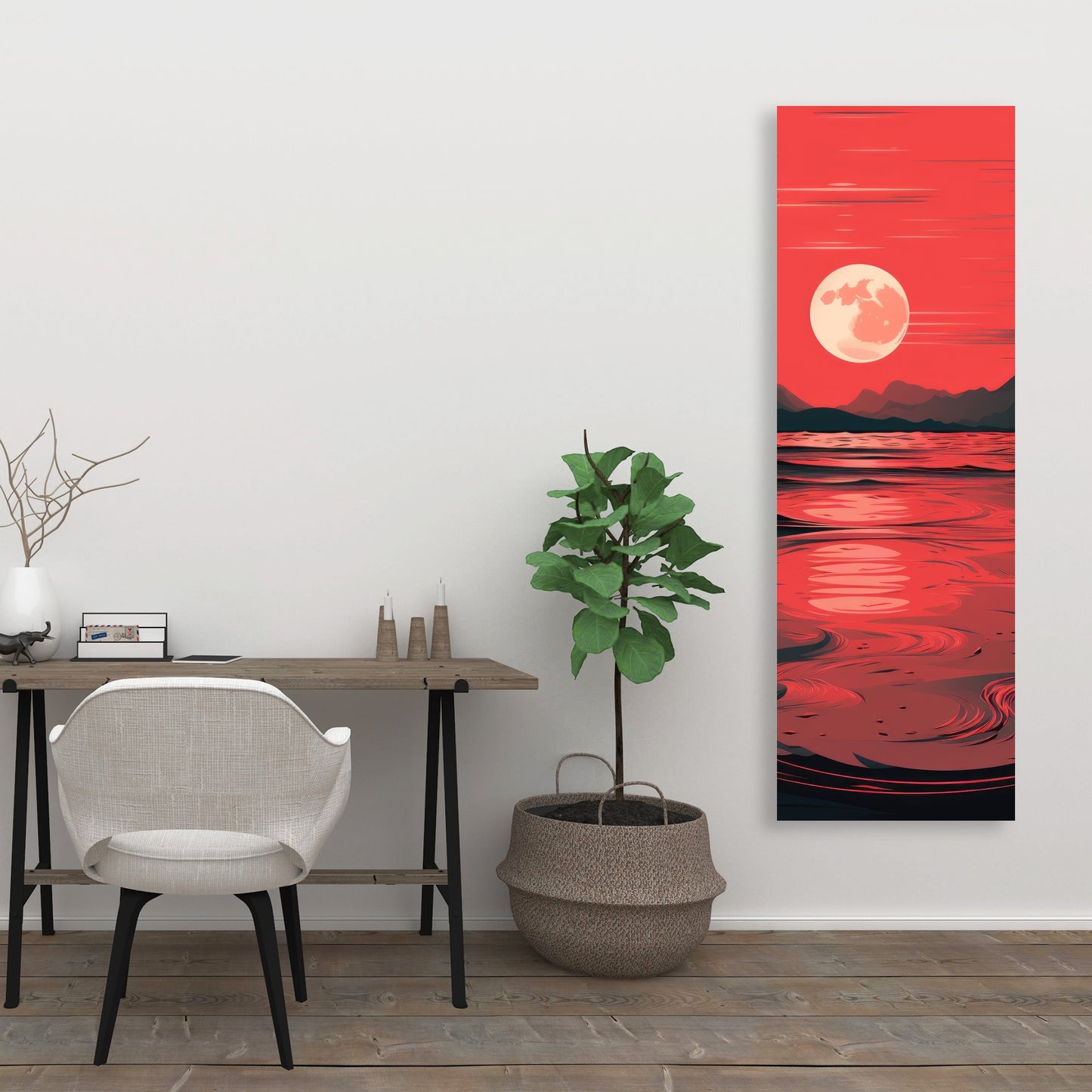 Bloody tides - 32"x32" Canvas