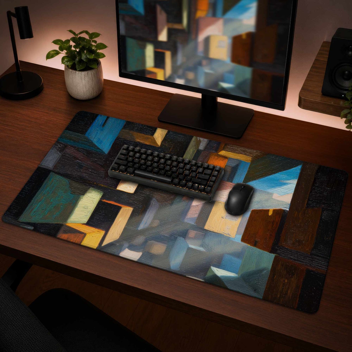 Boxed up Gaming Mat - Stylish Home Decor for Gamers