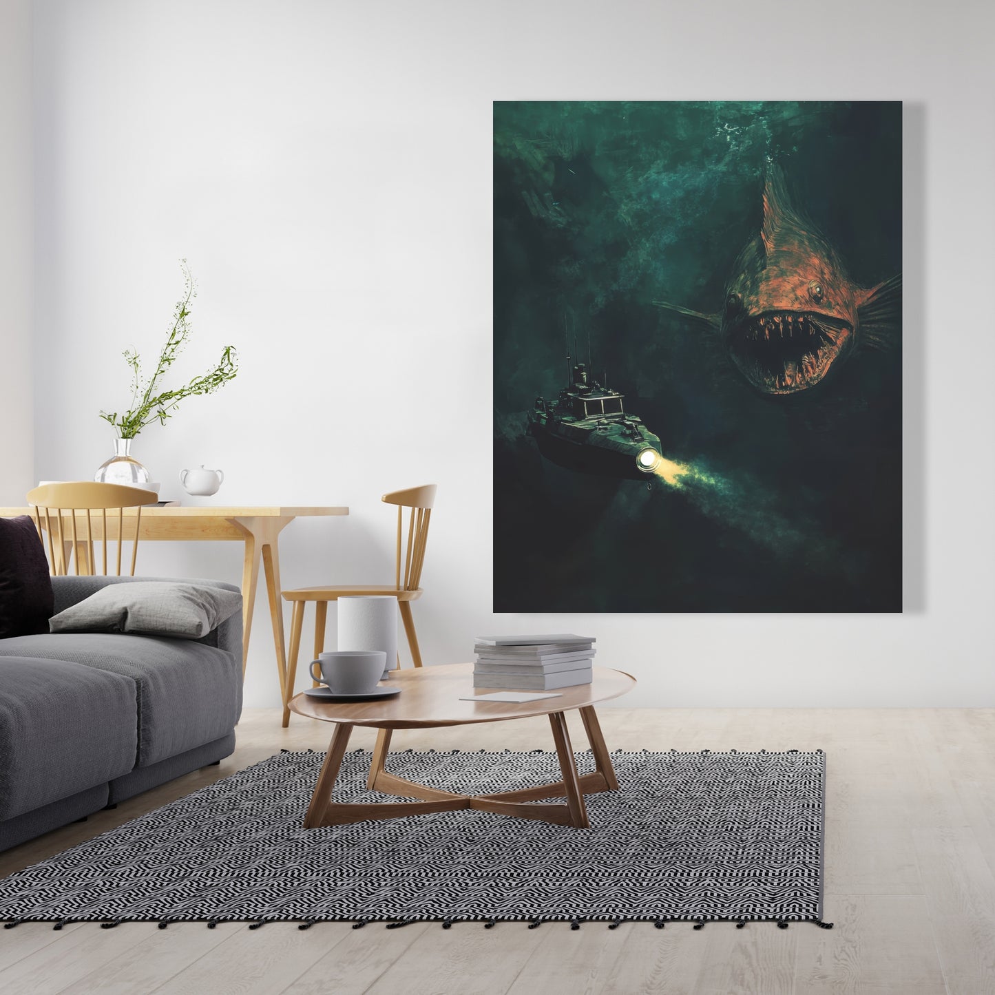 Depths - 32"x32" Canvas