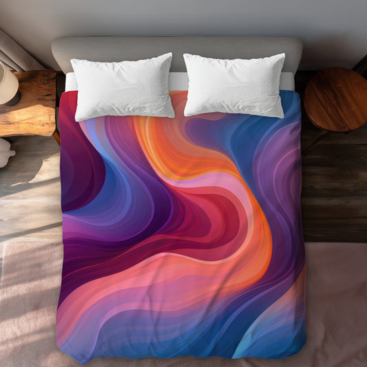 Purple Haze Pink Duvet Cover | Stylish Home Decor Accent