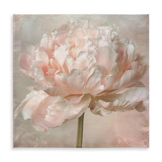 Nappe de table pivoine intérieure extérieure | Housse décorative élégante pour la maison