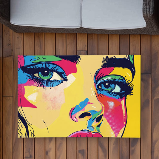 Glaze Pink Outdoor Area Rug | Stylish Home Decor Accent